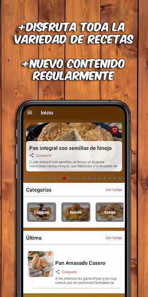 Recetas de Pan Fácil Screenshot 1