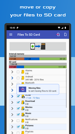 Files To SD Card Screenshot 1