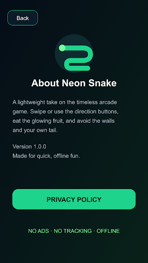 Neon Snake Screenshot 2
