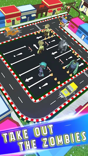 Car Parking:Zombie Traffic Jam Screenshot 1