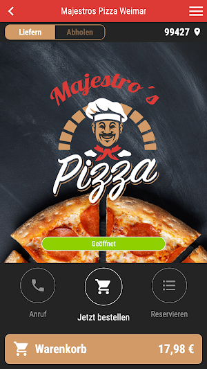Majestros Pizza Weimar Screenshot 0