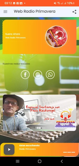 Web Radio Primavera Screenshot 3