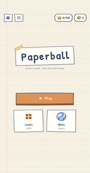 Paperball: Draw Line Puzzle Screenshot 0