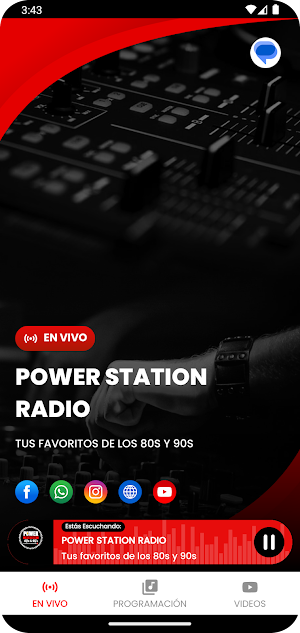 Power Station Radio Screenshot 1