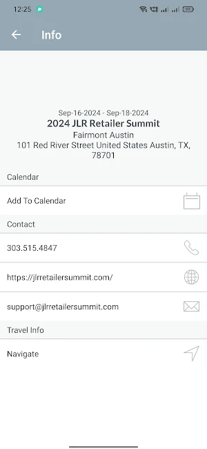 JLR Events Screenshot 0