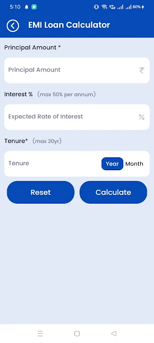 LoanTool - EMI Loan Calculator Screenshot 3