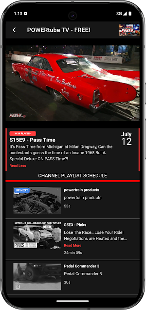 POWERtube TV Screenshot 1