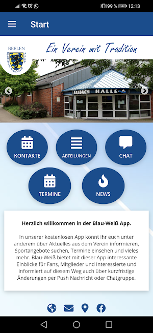 Blau-Weiß Beelen Screenshot 2