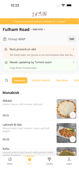 Ta'mini Bakery Screenshot 2