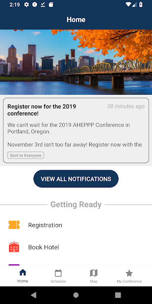 2019 AHEPPP Conference Screenshot 2