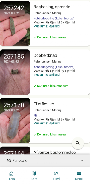 DIME+ Metaldetektorfund Screenshot 2