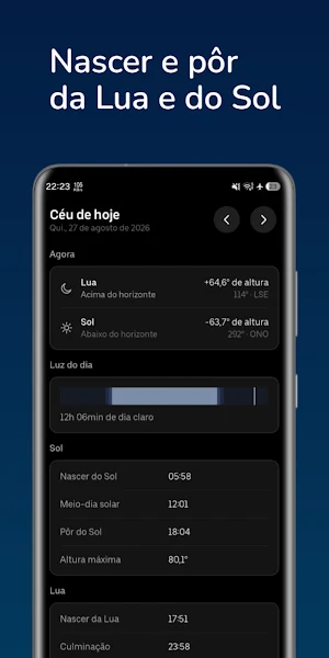 Lua hoje: Fases e Calendário Screenshot 2