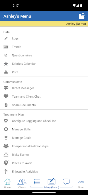 Recovery Connect - Counselor Screenshot 3