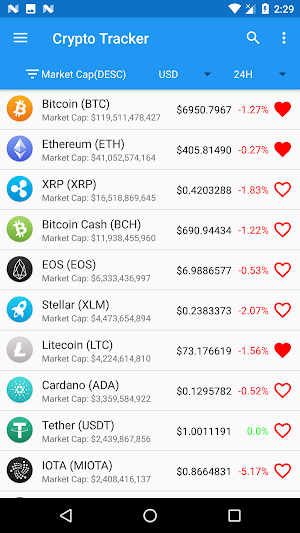 CryptoTracker Screenshot 0