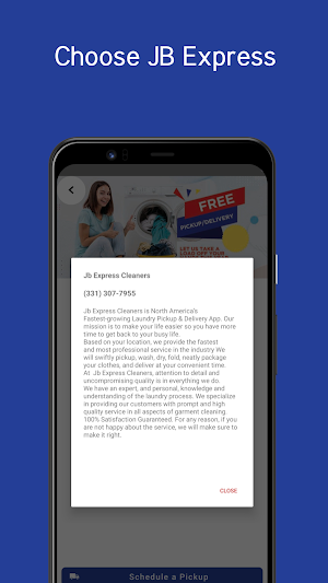 JB Express Cleaners Screenshot 3