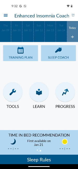 Enhanced Insomnia Coach Screenshot 0