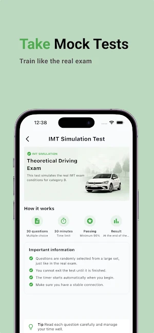 Drive Portugal : IMT Practice Screenshot 2