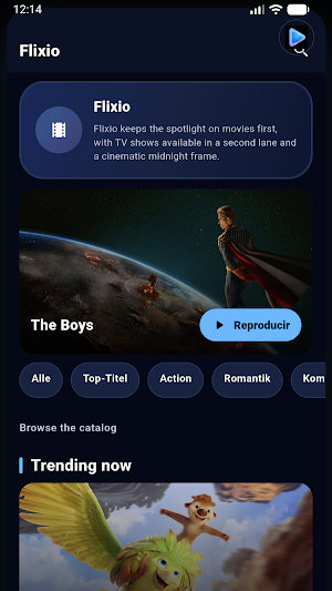 Flixio - Movies & TV shows Screenshot 0