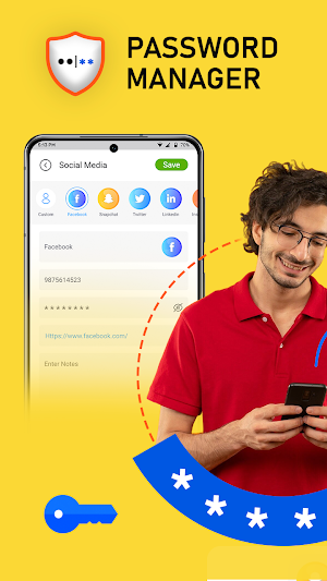 Password Manager App with 2FA Screenshot 0