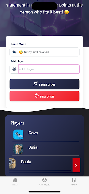 NoShame - Who would rather? Screenshot 2