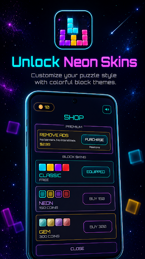 BlockFill: Grid Puzzle Screenshot 3