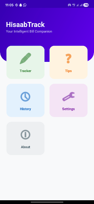 HisaabTrack Screenshot 1