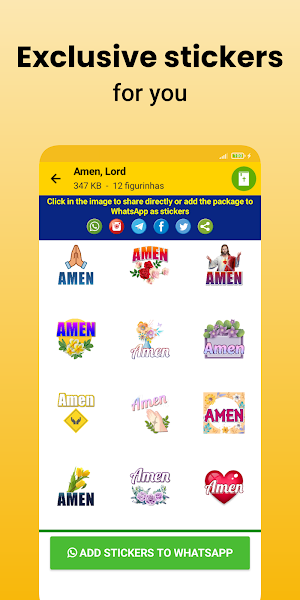 Amen Stickers Screenshot 2
