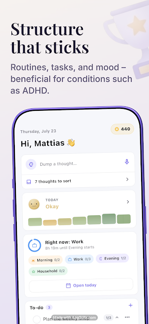 Stedo: Daily Routine Planner Screenshot 0