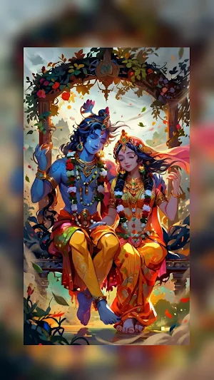 Lord Krishna Wallpaper Live 4K Screenshot 3