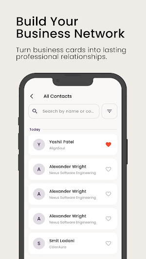AlignLeads - AI Card Scanner Screenshot 2