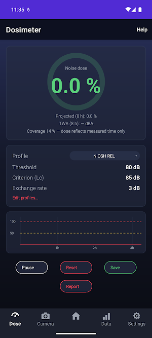 dB Logger: Sound Level Meter Screenshot 3