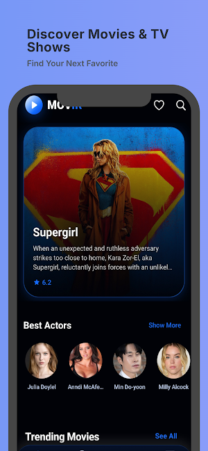 Movir - TV Shows & Movies Screenshot 1
