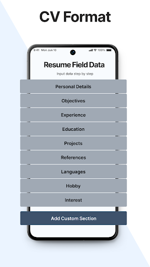 Job Winning Resume: CV Maker Screenshot 3