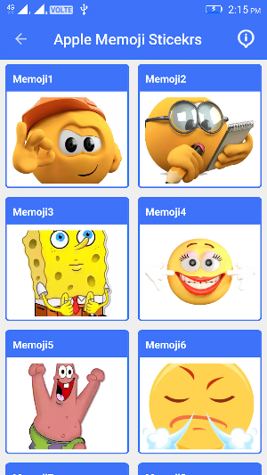 Memoji Stickers For Signal Screenshot 0