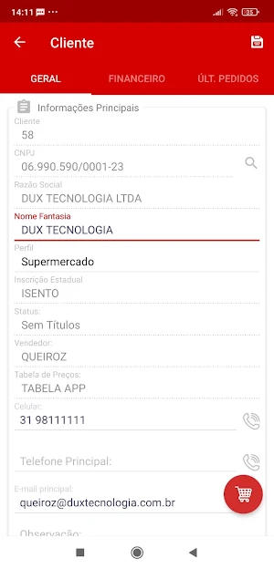 Dux - Nutrileal Screenshot 1
