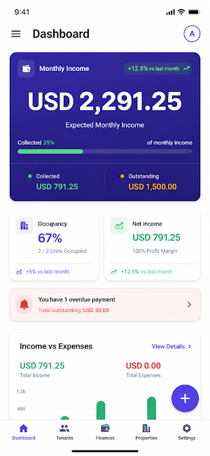 LandlordPro - Rent Tracker Screenshot 0
