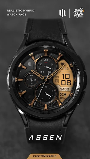S4U Assen - Hybrid watch face Screenshot 0