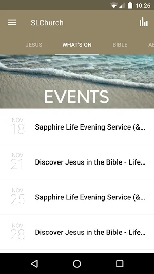 Sapphire Life Church App Screenshot 2