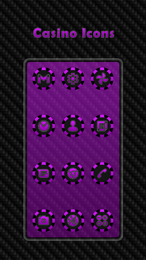 Casino - Purple Icons screenshot 6