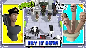 Speakerman Vs Toilet Monster Screenshot 0