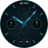 Steampunk Gold - watch face