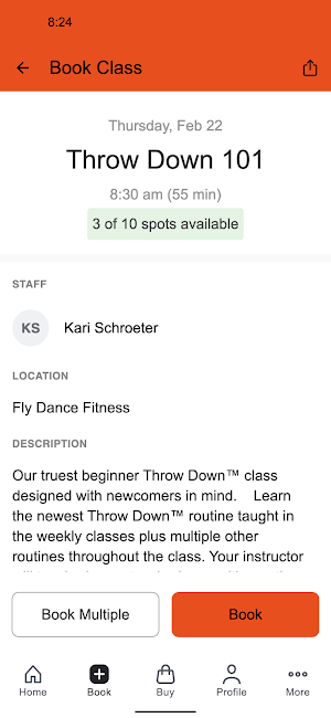 Fly Dance Fitness® Screenshot 2