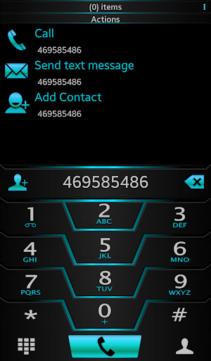 Theme Darkcity holo Rocketdial Screenshot 3