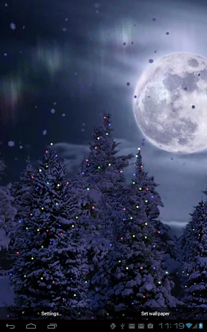 Snowfall Live Wallpaper Screenshot 2