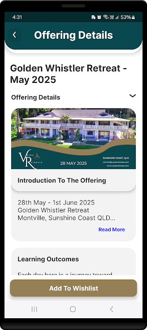 VeydaRETREATS Screenshot 3