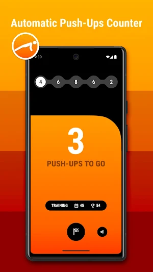 100 Push-Ups Counter & Trainer Screenshot 0