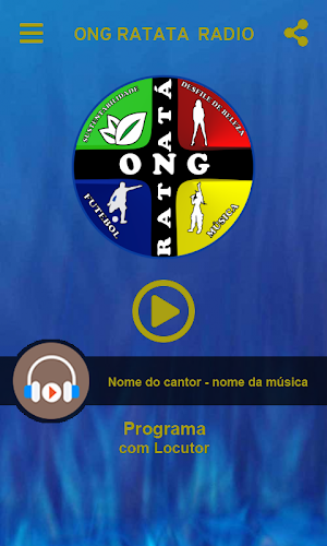 ONG RATATÁ  RÁDIO Screenshot 1