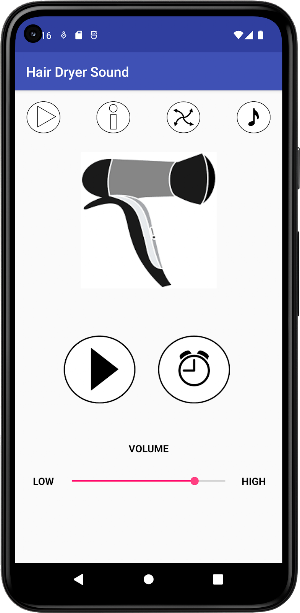Hair Dryer Sound Screenshot 0