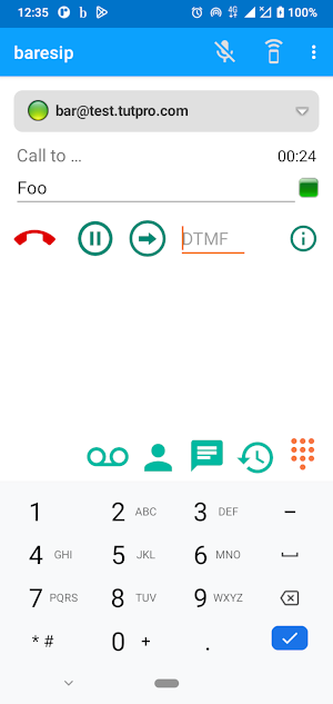 baresip Screenshot 0