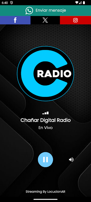Chañar Digital Radio Screenshot 0